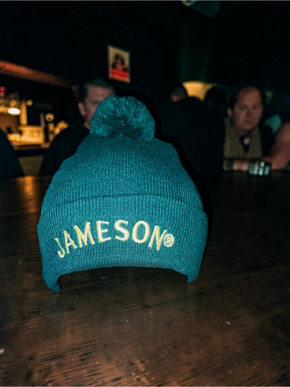 Jameson Irish Whiskey Green Beanie Toboggan NWOT